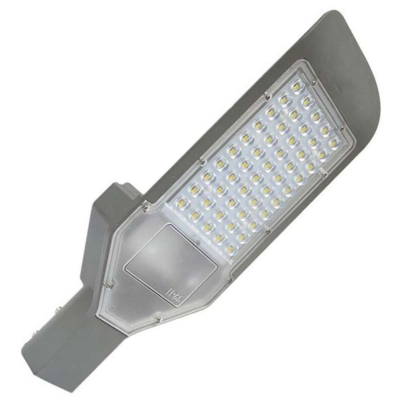 Optonica - Luminaire LED Urbain 100W Gris IP65 Blanc Jour 6000K