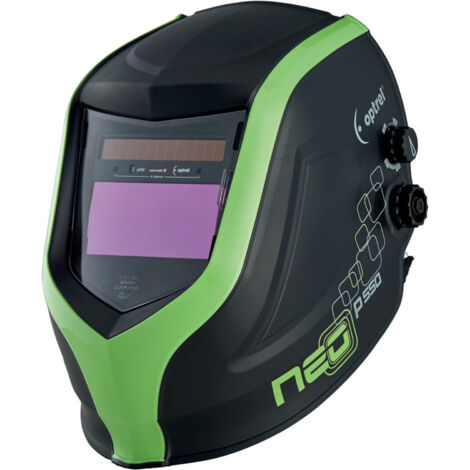 OPTREL Schweißerhelm neo p550 green schwarz/grün
