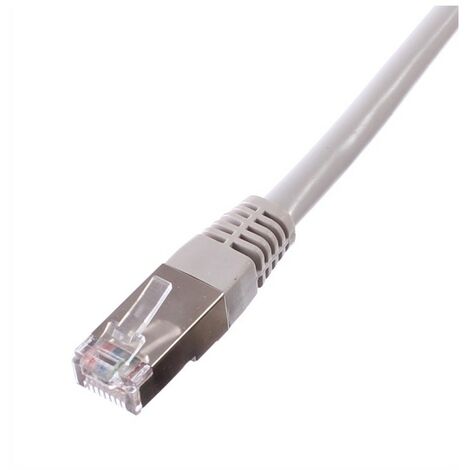 Optronics 980-105 - Câble RJ45 Cat 6 F/UTP - LSZH - Cordon Patch 5m - gris