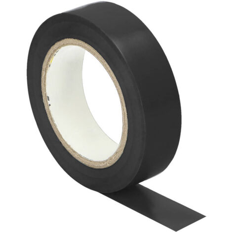 OR-AE-13214/B/10M: Cinta aislante negra, ignífuga, ancho 15 mm, espesor 0,13 mm, 10 m de largo