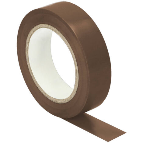 OR-AE-13214/BR/10M: Nastro isolante marrone, ignifugo, larghezza 15 mm, spessore 0,13 mm, lunghezza 10 m