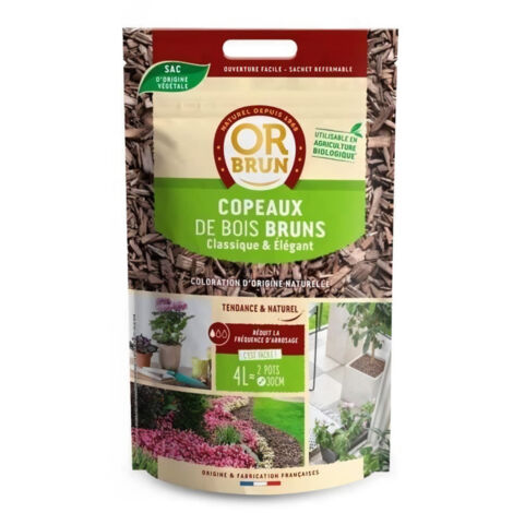 OR BRUN Copeaux bruns 4l