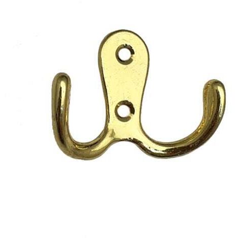 (Or) Lot de 6 patères rétro, patères rétro, patères murales rétro, crochets de porte en métal pour salle de bain, cuisine, chambre à coucher, entrée