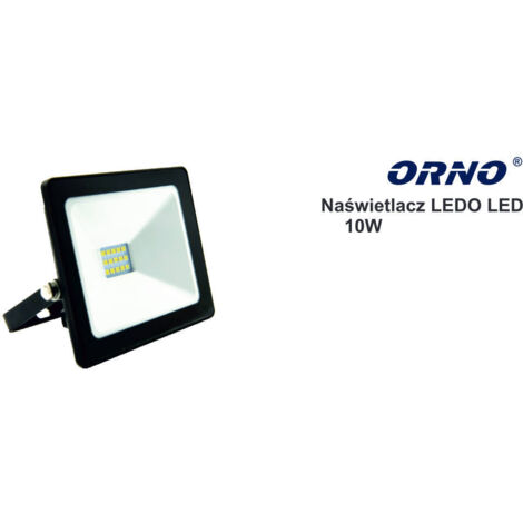 OR-NL-6079BL4: Proyector LED LEDO de 10 W, 800 lm, IP65, 4000 K, negro