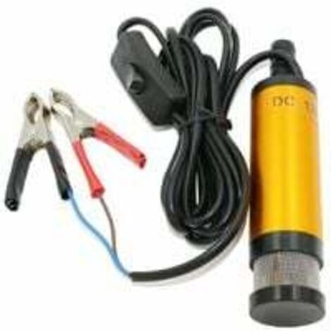 or-Pompe submersible 12V pour le pompage de l'eau de gasoil 38mm pompe de transfert de carburant diesel d'huile d'eau Pompe submersible électrique de pompe à essence de CC de pompe diesel