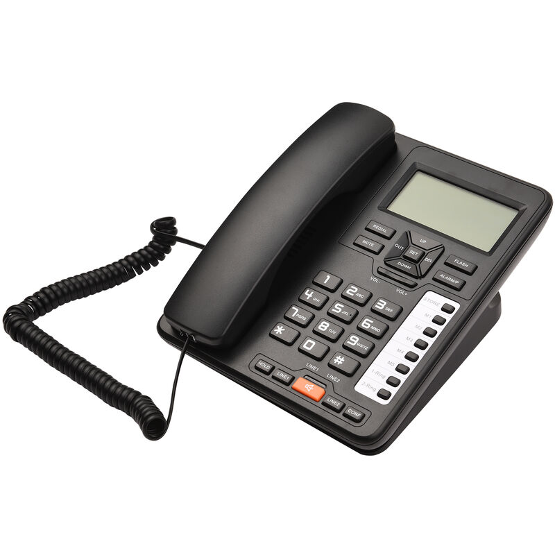 

OR6400 Telefono con cable de sobremesa de 2 líneas con sistema de contestador Identificacion de llamadas / Llamada en espera con retroiluminacion LCD