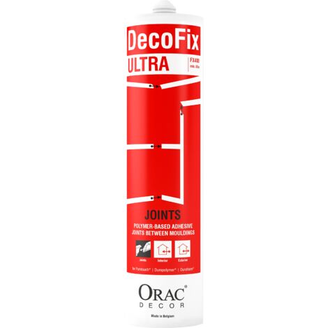 Orac – Colle multi-usage 310ml FX400 – Pour joints en polyuréthane – Séchage rapide en 24h – Idéal pour intérieurs et extérieurs