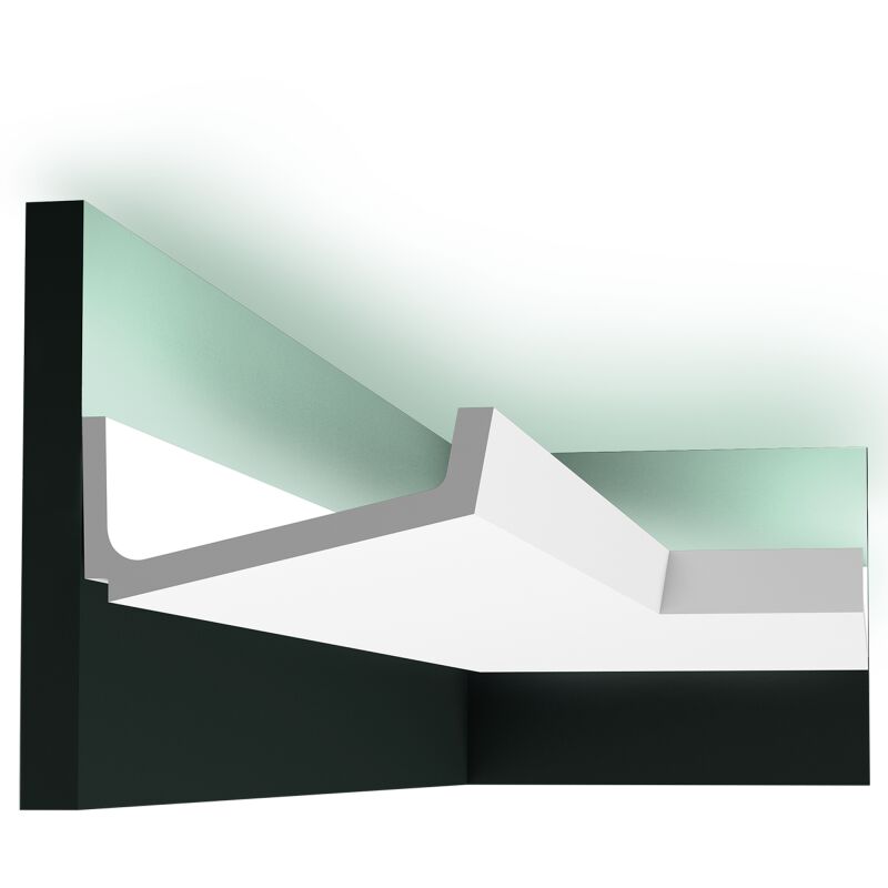 Orac - Dekor Profil Decor C352 Luxxus Eckleiste Zierleiste Für Indirekte Beleuchtung Wand Decken Stuckprofil 2 Meter