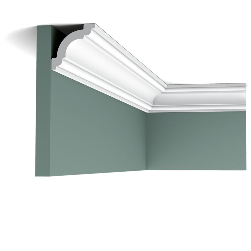 CX124 Corniche plafond Orac Decor - 5x5x200cm (h x p x l) - moulure décorative polymère a l unité