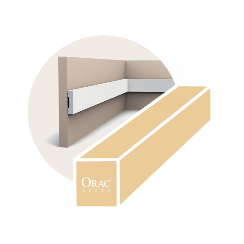 Orac - Decor Sx162-box 1 Karton Set Mit 36 Sockelleisten Wandleisten 72 M