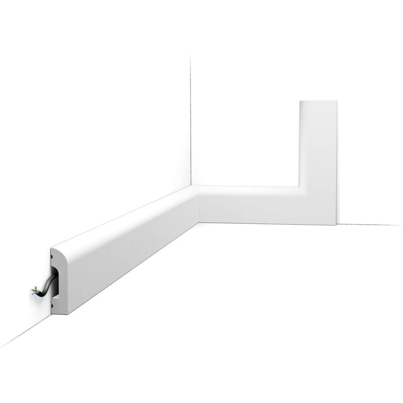 SX182 cascade Moulure multifonctionnelle Orac Decor Axxent - 5x1,3cm (h x p) plinthe décorative Pack 2 pièces