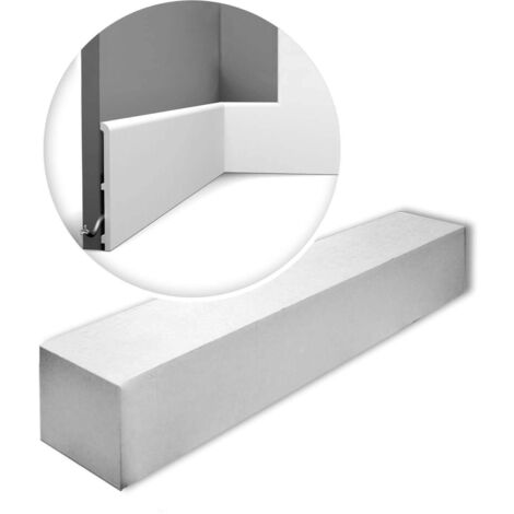 Orac Decor SX212-box CASCADE 1 Scatola 16 pezzi Battiscopa Zoccolino design moderno  32 m