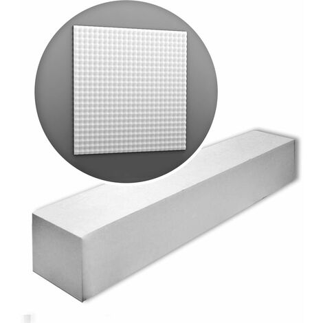 Orac Decor W117-box MODERN SLOPE 1 Scatola 5 pezzi 3D Rivestimento murale design moderno bianco  5 m2