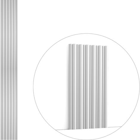 Orac – Panneau décoratif mural WX211 – Dimensions 200 x 25,5 x 1,7 cm – Matériau Duropolymer® – Propriétés acoustiques et thermiques