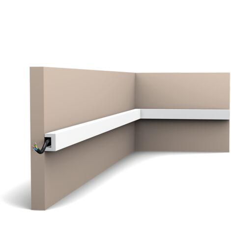Orac – Profil subtil en forme de U CX190 – Longueur 200 cm – Largeur 3 cm – Hauteur 2 cm – Duropolymer® résistant aux chocs
