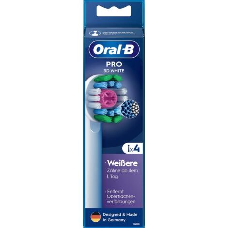 Oral-B Aufsteckbürsten Pro 3D White 4er