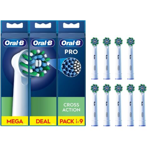 Oral-B CrossAction 9 pièce(s) Blanc
