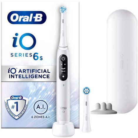 Oral-B iO 6 Adulte Brosse à dents vibrante Blanc