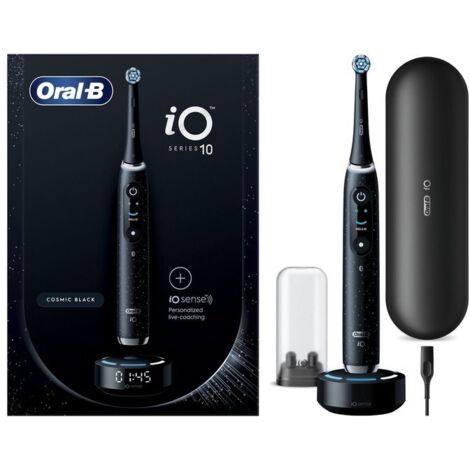 Oral-B iO SERIES 10 Adulte Brosse à dents vibrante Noir