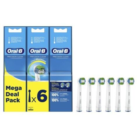 Oral-b - oral-b precision clean brushes 6pcs - 80339528 -