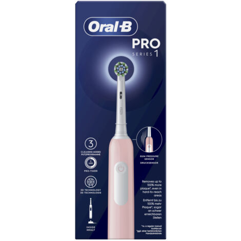 Oral-B Pro 1 Cross Action   Pink