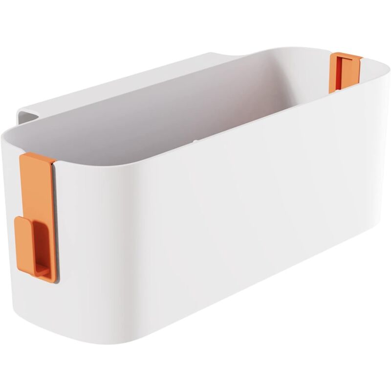 Linghhang - Orange-Chevet Suspendu étagère de Rangement Organisateur Organisateur de lit Panier avec 2 Crochets bébé lit étagères Support dortoir