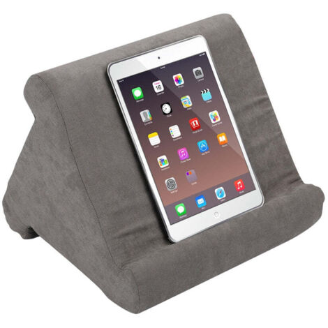 Orange esel - tablet kissen - grau