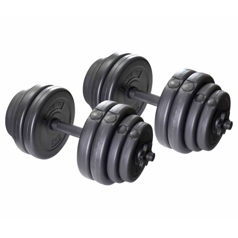 

Juego de mancuernas 30 kg negro - Orange Gym