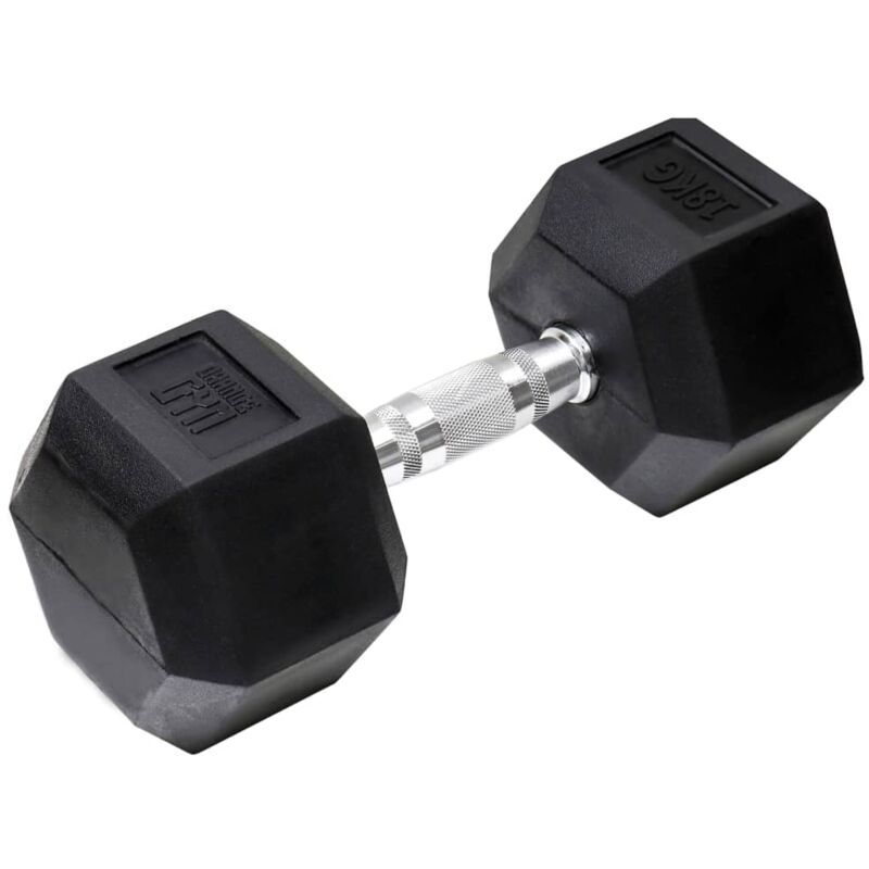

Mancuerna hexagonal 18 kg negro - Orange Gym