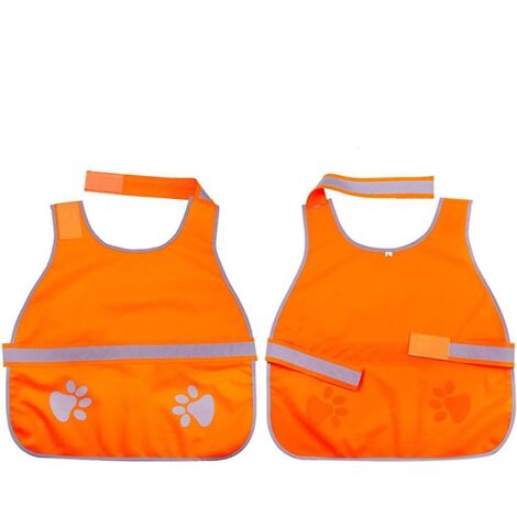 Orange , M Gilet De Chasse Pour Chien, Gilet De Scurit Rflchissant Pour Chiens De Petite, Moyenne Et Grande Taille, Haute Visibilit Et Scurit Des