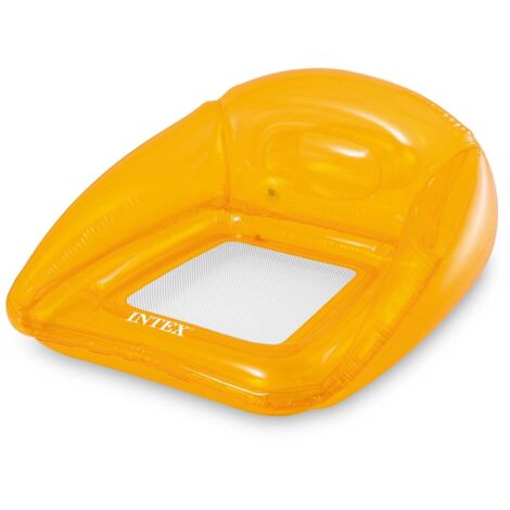 Orange Schwimmstuhlmatratze INTEX 56802