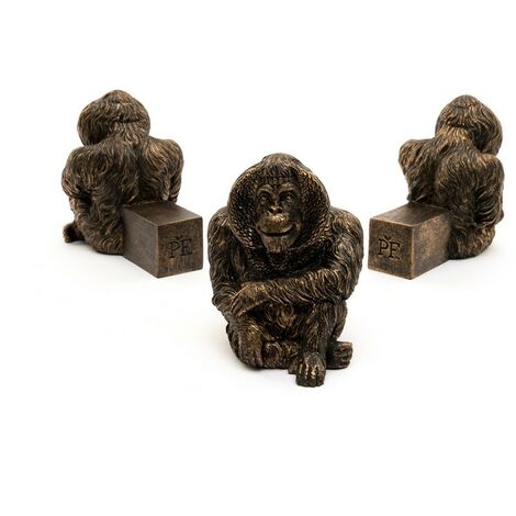 Orangutan Plant Pot Feet - Set of 3 - L10.2 x W7 x H9 cm