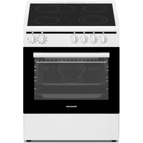 Oranier Elektro-Standherd 60 cm weiß 4 Kochzonen STE638