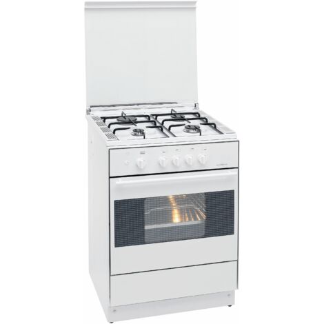 Oranier Gas-Heiz- und Koch-Standherd  FZ 2024 -  Weiß,  Erdgas, 60cm