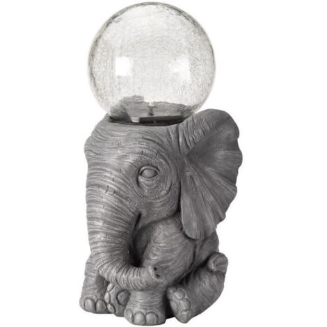 Orbe Elefante Resina e Vetro