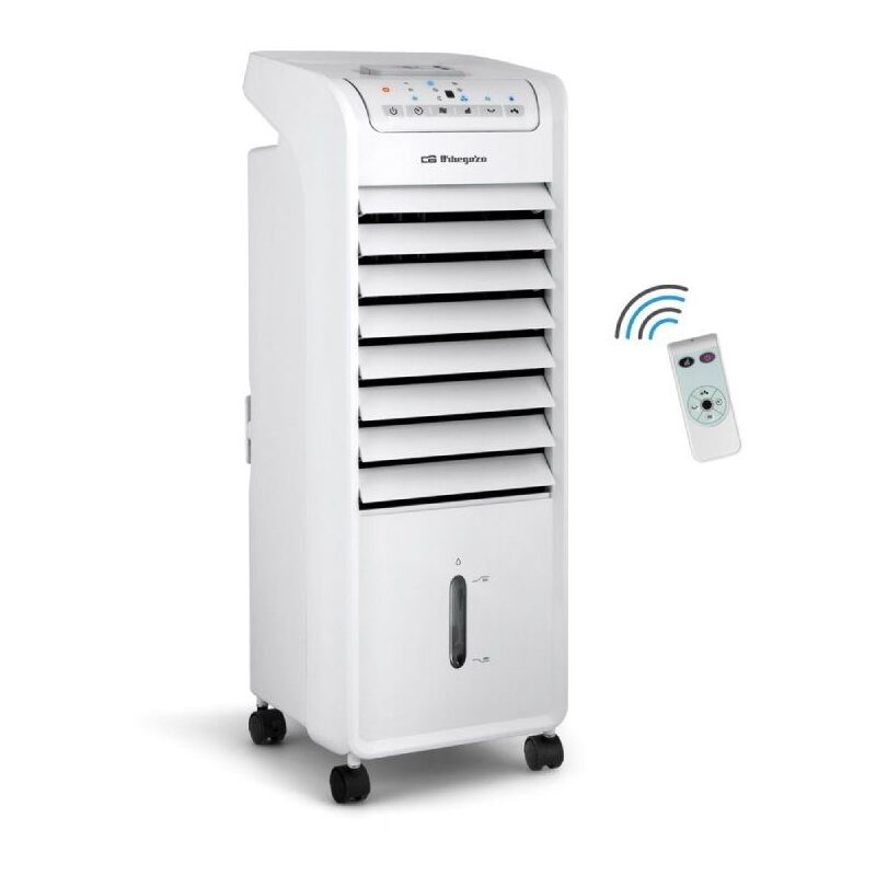 Orbegozo - Refroidisseur par évaporation air 46 - 55w -3 fonctions en 1 - 6l réservoir d'eau amovible - 3 vitesses - minuterie - télécommande a
