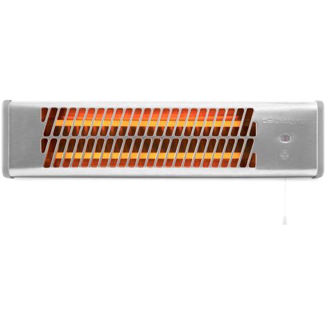 Orbegozo BB 5000 Stufa al Quarzo per Bagno Selezione Potenze tramite Manico, Emissione Istantanea di Calore, Display Orientabile, 1200 W
