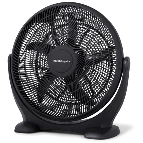 Orbegozo BF 0150 – Ventilatore da pavimento in stile industriale, 3 velocità di ventilazione, inclinazione regolabile, diametro 50 cm e potenza 80 W