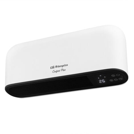 Orbegozo Calefactor 2 en 1 SPW 8000, pared y suelo conexión WIFI, especial baño IP 21, termostato regulable, mando a distancia, 2000 W