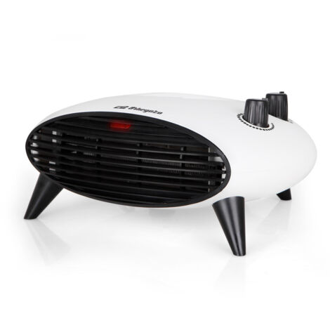 Orbegozo calefactor horizontal FH 5034, selector rotativo de 3 posiciones, termostato regulable, función ventilador, 2000 W