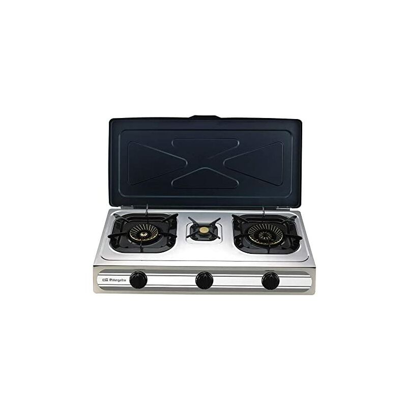 

Cocina 3 Fuegos C/Tapa Fo-3500 Inox Orbegozo