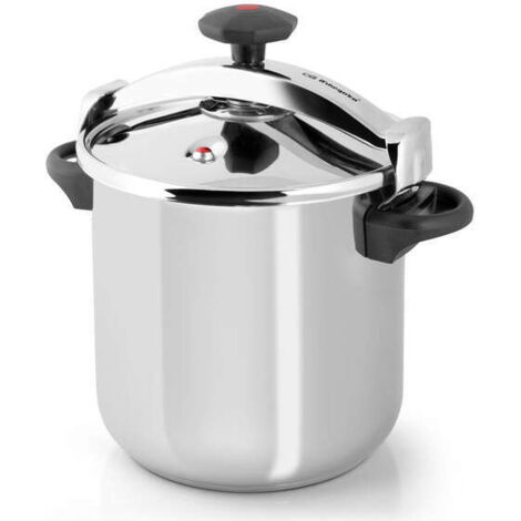 Orbegozo hpl 12070 classic Schnellkochtopf - Fassungsvermögen 12 Liter - dreifache Sicherheit - System de progressiver Verschluss - geeignet für alle Arten de Brände - sichere Seitengriffe -