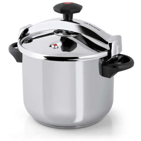 Orbegozo hpl 8070 classic pressure cooker - capacité 8 litres - triple sécurité - réglementation ofinternal pressure - fond sandwich - poignées latérales - acier inoxydable 18/10 -