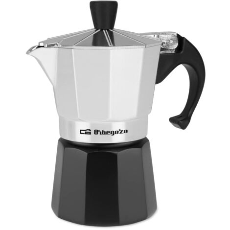 Orbegozo KFM 230, B109zze, adatta per fornelli a gas, ceramica ed elettrici, alluminio, nero e argento