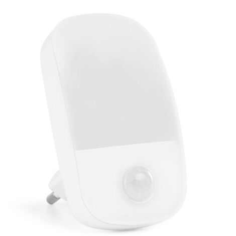 Orbegozo LP 1000 - Luz LED Nocturna, Encendido/Apagado automático, protección sobrecarga, sobrecalentamiento y Cortocircuito, 0.3 W