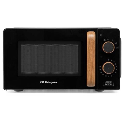 ORBEGOZO Microondas MI 2120, capacidad 20L,6 niveles potencia,700Wprogr.descongelación