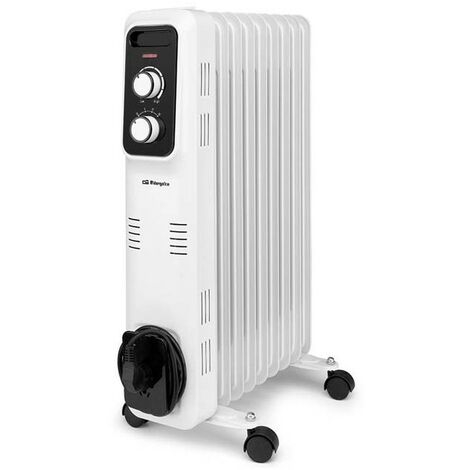Orbegozo Ölradiator 9 Elemente, 2000 W, 3 Heizleistungen – Weiß