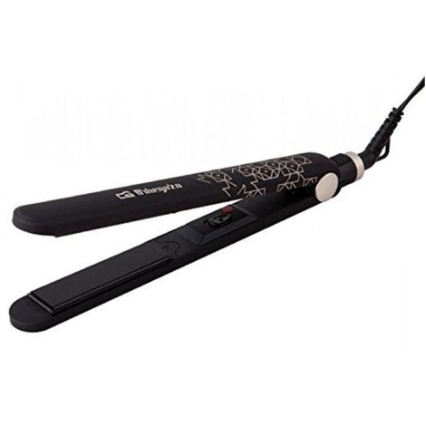 Orbegozo PL 3500 - Haarglätter de mit Keramikplatten, ultraschneller Heizung, Kontrollleuchte, Tragetasche, cable de 1,8 m, schwarz