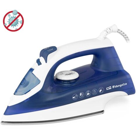 Orbegozo Plancha vapor SV 2250,suela ceramica,potencia 2200W,sistema antigoteo