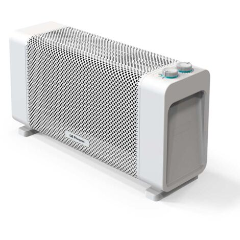 Orbegozo radiador de mica RMB 1010, termostato regulable, 2 potencias de calor, diseño compacto, triple sistema de seguridad, 1000 W
